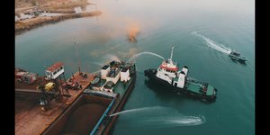 Άσκηση Αντιμετώπισης πυρκαγιάς σε πλοίο – Έρευνας διάσωσης – Καταπολέμησης θαλάσσιας ρύπανσης από τη Λιμενική Αρχή Χαλκίδας