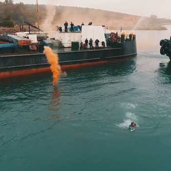 Άσκηση Αντιμετώπισης πυρκαγιάς σε πλοίο – Έρευνας διάσωσης – Καταπολέμησης θαλάσσιας ρύπανσης από τη Λιμενική Αρχή Χαλκίδας