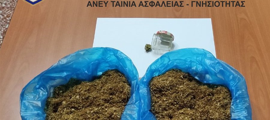 Συλλήψεις ημεδαπών για ναρκωτικά και καπνικά προϊόντα στη Μυτιλήνη