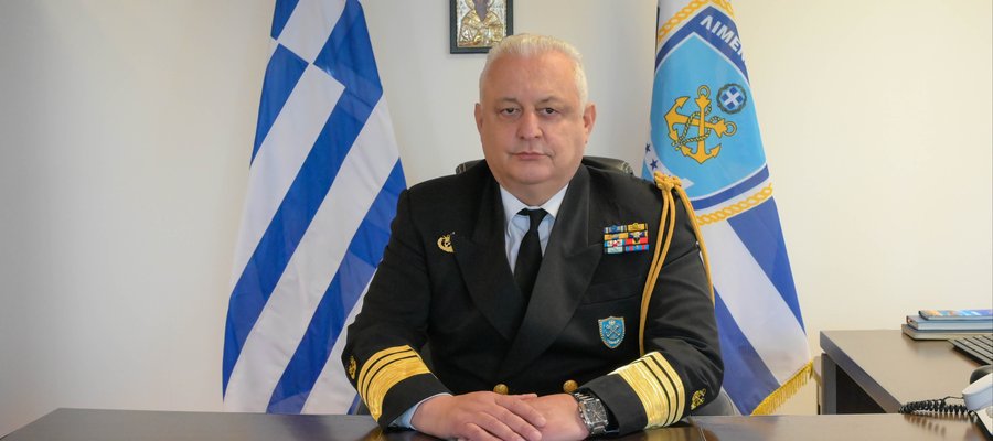 First Deputy Commandant of the Hellenic Coast Guard Vice Admiral HCG Tselikis Alexandros