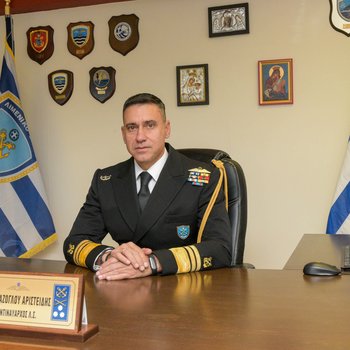 Second Deputy Commandant of the Hellenic Coast Guard Vice Admiral HCG Pantazoglou Aristeidis
