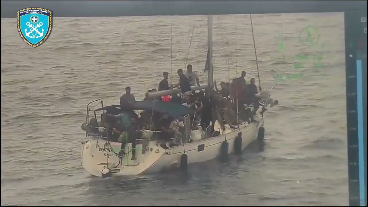 Εντοπισμός και διάσωση 61 ατόμων στη θαλάσσια περιοχή 9 ν.μ. νότια ν. Σερίφου και σύλληψη 2 διακινητών (01-09-2023)
