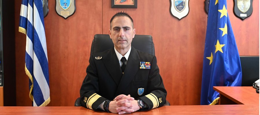 General Inspector of the Hellenic Coast Guard, Rear Admiral Kostarakis Dimitrios